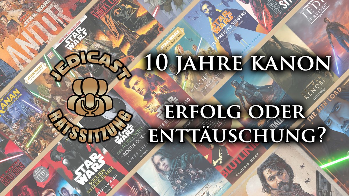 JediBibliothek's tweet photo. Doppel-Jubiläum! Wir feiern 6 Jahre #JediCast und 10 Jahre #StarWars-Kanon! Wobei ist letzteres ein Grund zum Feiern? Genau diese Frage stellen wir uns - wie vor 6 Jahren in unserer allerersten Ausgabe - heute einfach erneut! Viel Spaß!
https://t.co/WpUpmckgc3 https://t.co/gTEvZ5YTt7
