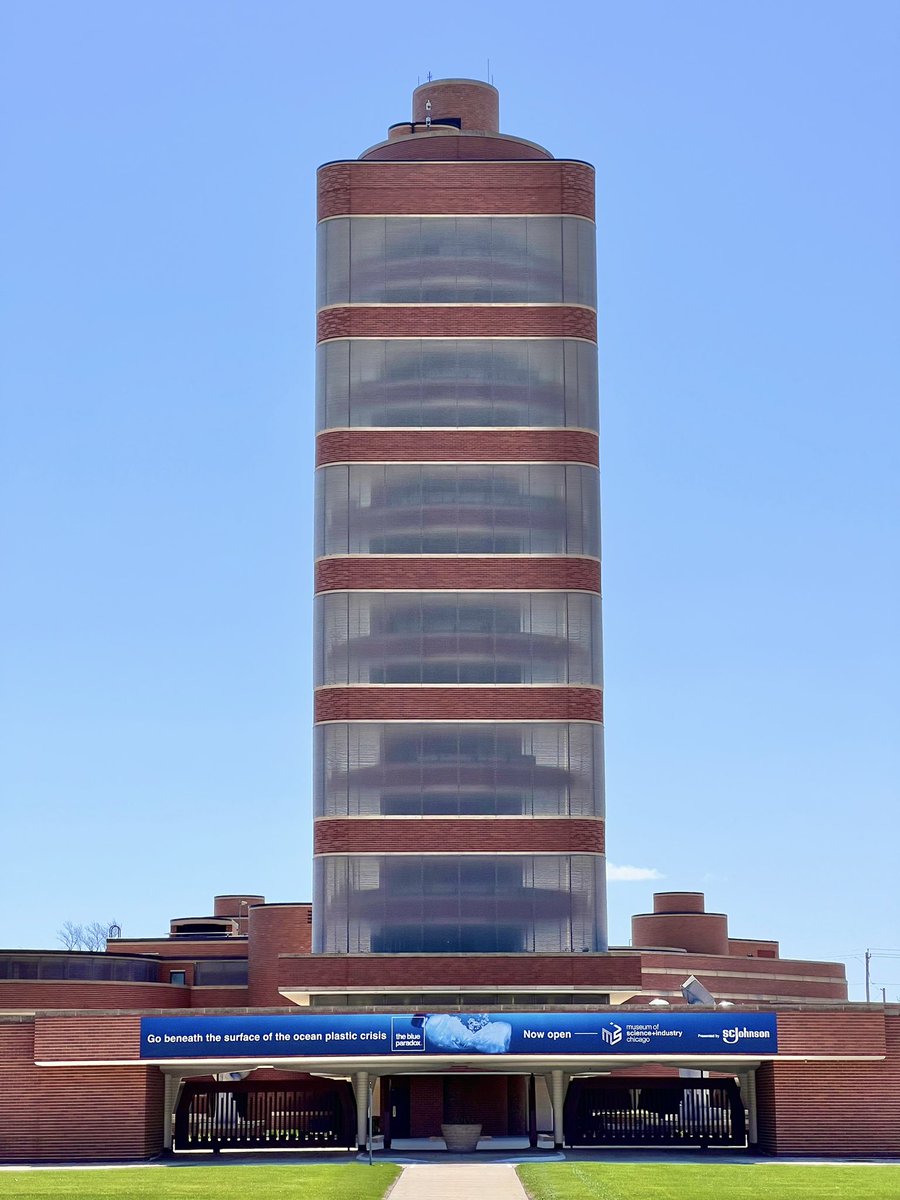 Johnson Wax Headquarters (1939-1950) by Frank Lloyd Wright
