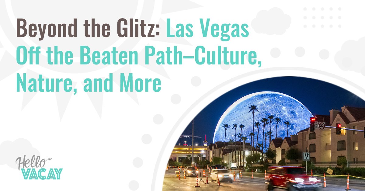 Escape the ordinary in Las Vegas! 

Our latest article takes you beyond the Strip to uncover 'Las Vegas Off the Beaten Path' and start planning your ultimate Vegas getaway today! 🎉 
#LasVegasHiddenGems #OffTheBeatenPath

hellovacay.com/tw-vegas