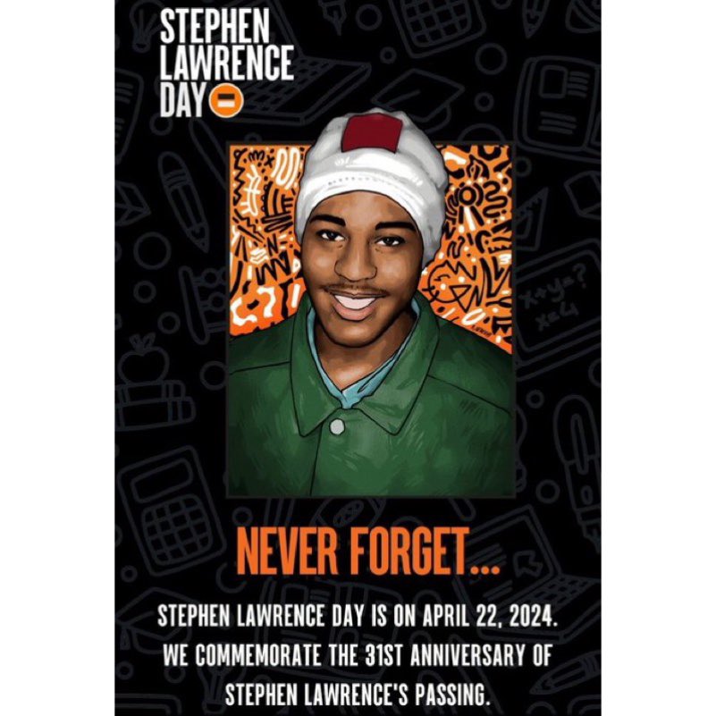 You are my Fallen Soldier One of our many martyrs I would have loved to know you Still you’re my Fallen Soldier ❤️ #StephenLawrenceDay @sldayfdn @sal2nd