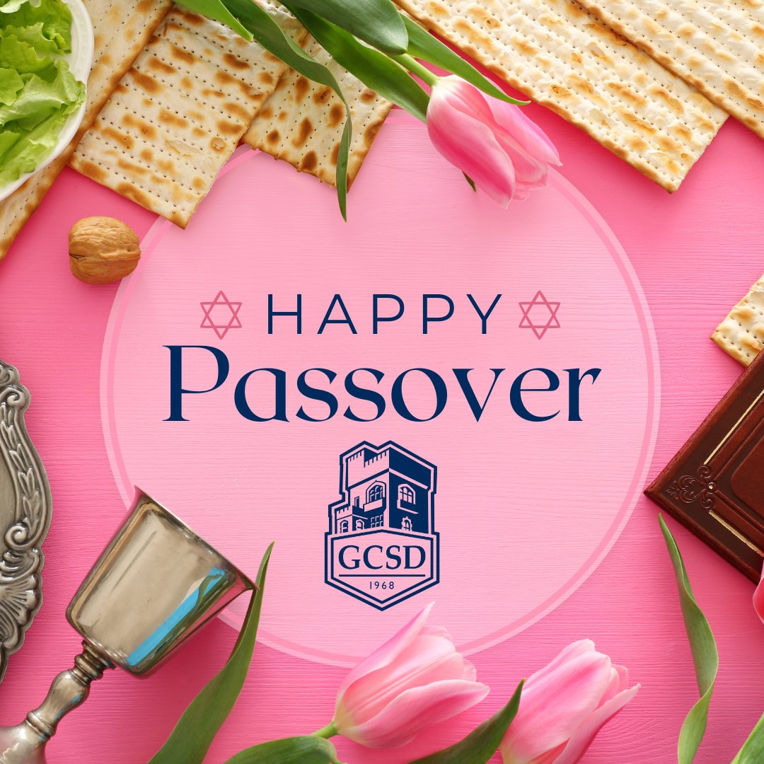 May this Passover be a time of reflection, renewal, and joy for all celebrating in our school community and throughout the world. Wishing you peace and happiness. #Passover2024