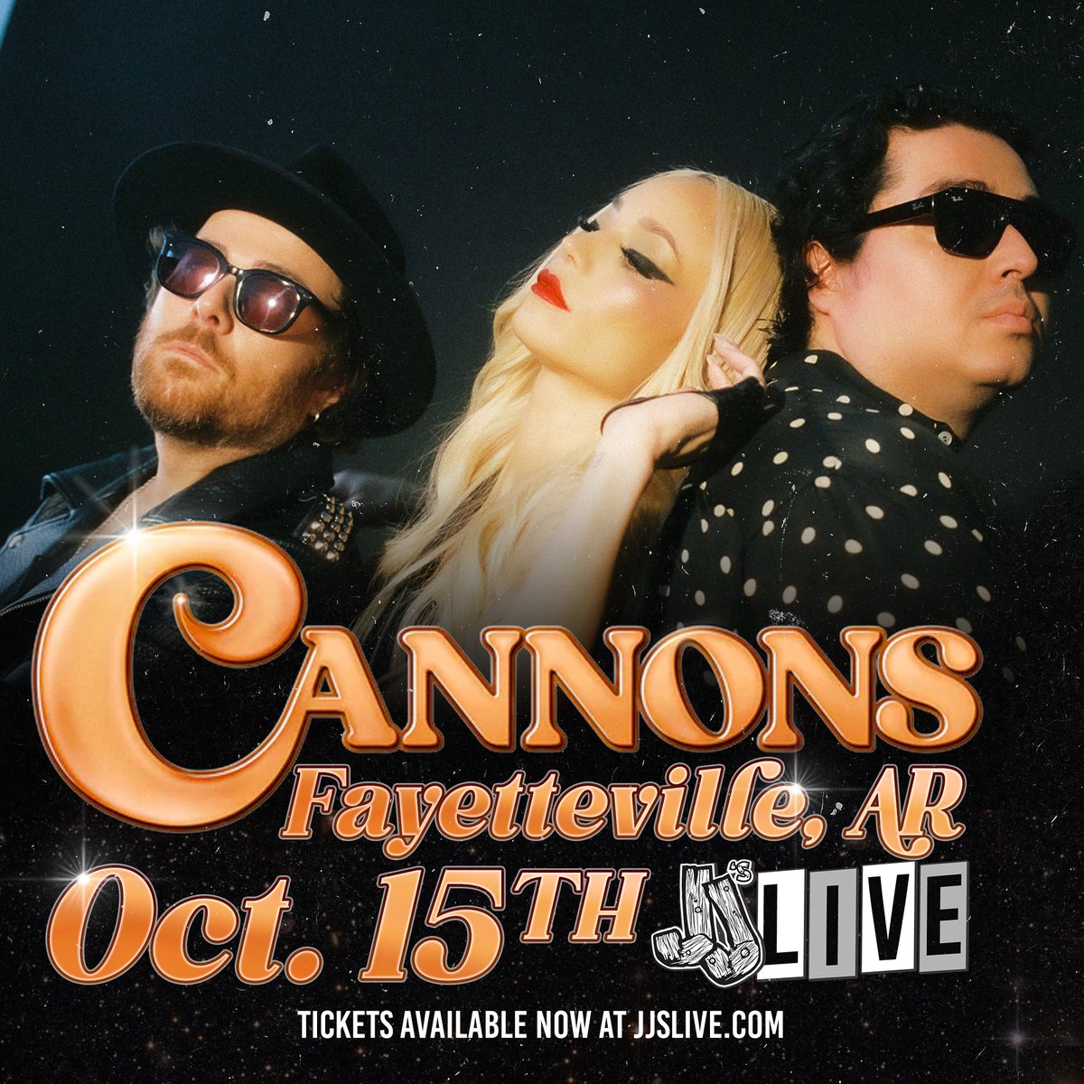 NEW DATE! Cannons is coming to JJ’s Live on 10/15! Get tickets here: stubs.net/tickets/5985/c…