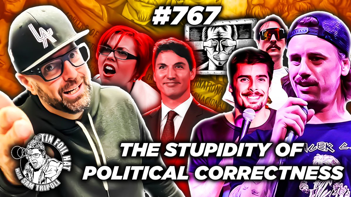 Don't miss Tin Foil Hat Podcast #767: The Stupidity Of Political Correctness with The Danger Cats. We discuss cancel culture, cultural marxism and blackface Trudeau! podcasts.apple.com/us/podcast/767… @samtripoli #podcast #podcasting #podcaster #trudeau #Marxist #CancelCulture