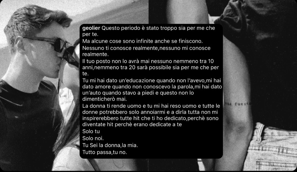 fil3654's tweet photo. “Alcune cose sono infinite anche se finiscono..”
Solo tu.
Solo noi.
Tu sei la donna, la mia.
Tutto passa, tu no.🤍
#perletti https://t.co/PThEcECrcA