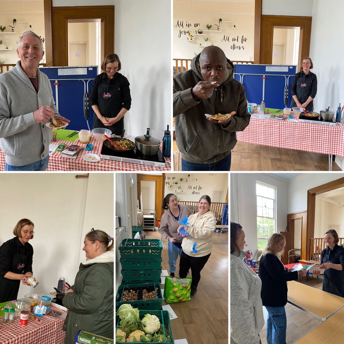 Pop up cookery course at our Mayflower Co-op last Friday, helping with new inspiration and recipes to go with our shopping.