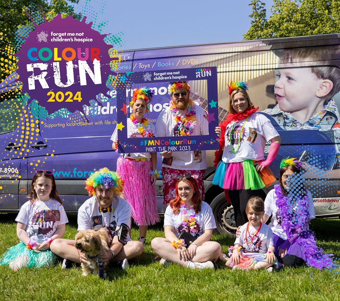 For many, our Colour Run is a to celebration of the memory of loved ones. One family is running in memory of Ivy Holland, who sadly died in Oct 2020. Since then, her family have fundraised so we can be here for more families who need us. Get a ticket here: forgetmenotchild.co.uk/colourrun
