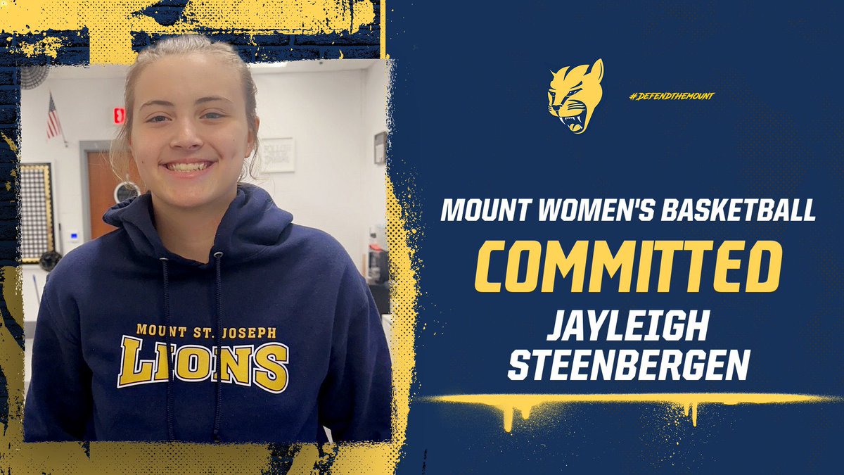 Mount St.Joseph Women's Basketball (@msj_womenshoops) on Twitter photo COMMITTED 🔒🦁
<a href="/jayleighlayne/">Jayleigh Steenbergen</a>
📍Scottsville, KY
🏫 <a href="/acs_sports/">ACS Sports</a>
🏀 <a href="/LadyVision2024/">Lady Vision Elite 2026</a>
#defendthemount COMMITTED 🔒🦁
<a href="/jayleighlayne/">Jayleigh Steenbergen</a>
📍Scottsville, KY
🏫 <a href="/acs_sports/">ACS Sports</a>
🏀 <a href="/LadyVision2024/">Lady Vision Elite 2026</a>
#defendthemount