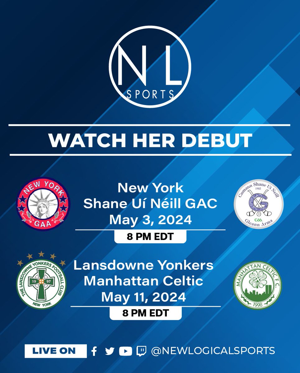 WELCOME ÁINE HOURICAN

We are excited to welcome Áine as a match presenter. With experience domestically and overseas, we think she’ll be a great fit for our sports coverage sector.

Read More:

l8r.it/EBFT

@protagonistUSA @USASARegion1 @usopencup @hudsonriverblue