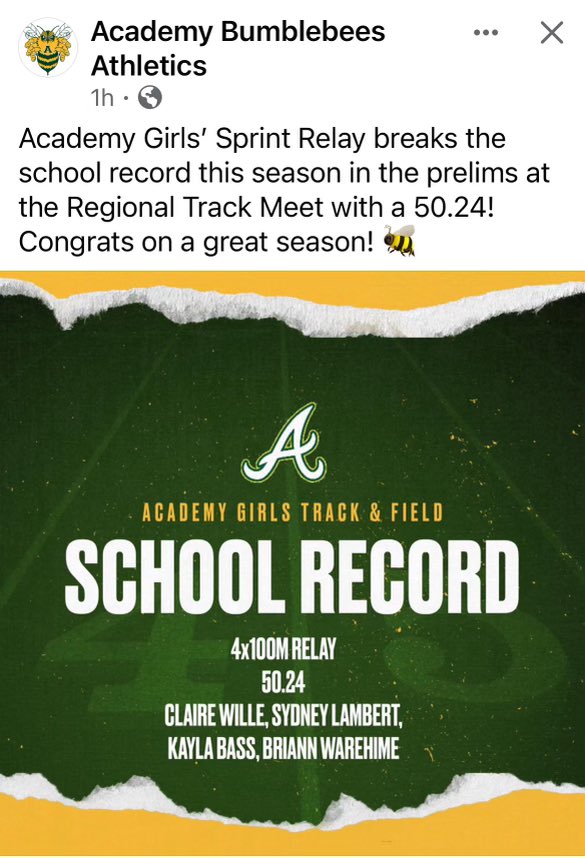 School record! @phoenixselect @Ranger_WBB @BeesTrack