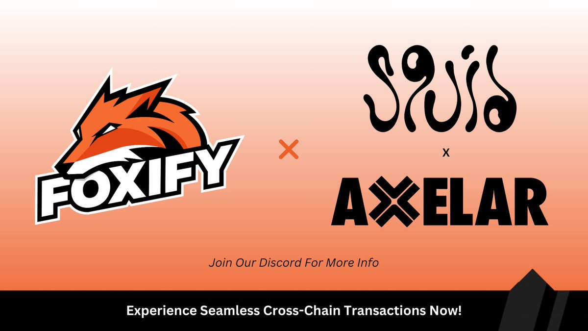 🚨🚨🚨 HUGE INTEGRATION ANNOUNCEMENT! 🚨🚨🚨 We are thrilled to announce a major upgrade to your trading experience on Foxify! We've successfully integrated with @squidrouter & @axelarnetwork, enabling one-click connections to the @arbitrum network where Foxify is built. This