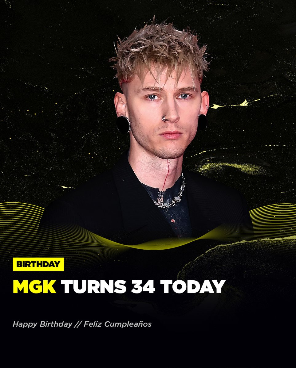 #machinegunkelly happy birthday!! 🥳🎂 34 never looked so good!