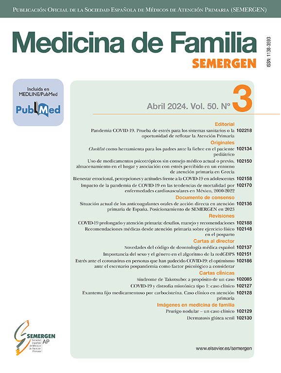 📙'COVID-19 and myotonic dystrophy type 1: Case report' por A. Rosado-Bartolomé. DOI: 10.1016/j.semerg.2023.102127 #RevistaSEMERGEN #MFyC #YoPrefieroMFyC