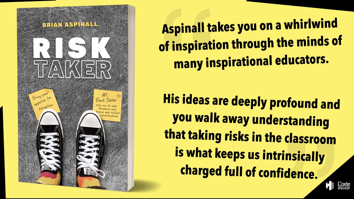 'Aspinall takes you on a whirlwind of inspiration through the minds of many inspirational educators!' It has ALWAYS been a goal of mine to try to amplify voices of influential educators! I'm so glad this book hit the mark! Thank you to @McMenemyTweets for writing the foreword!