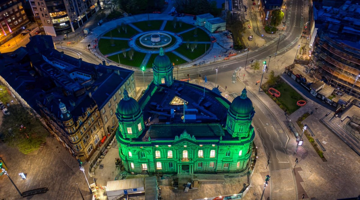 Hull buildings in Samaratins green!