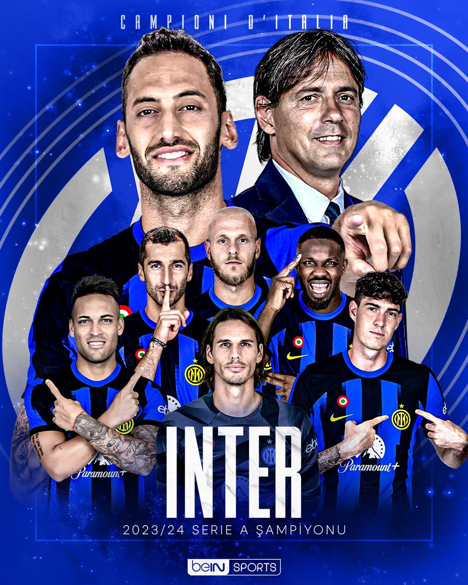 🏆 #SerieA'da şampiyon Inter!

🔵⚫ Milano ekibi, 20. kez İtalya'nın en büyüğü!