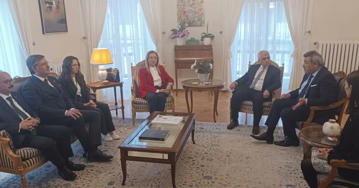 📍 Cenevre TÜRKPA heyeti olarak Türkiye Cumhuriyeti Cenevre Başkonsolosu Sayın İpek Zeytinoğlu Özkan'ı ziyaret ettik.