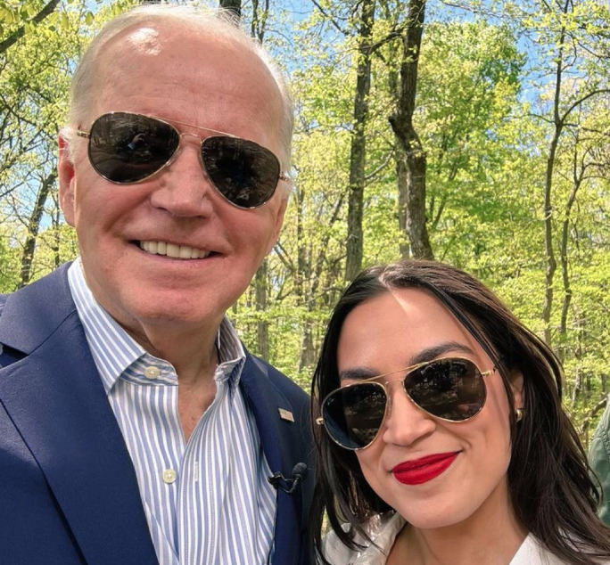 BREAKING: Democratic star Congresswoman Alexandria Ocasio-Cortez delivers a show-stopping Earth Day speech for President Biden, touting his historic climate change announcement. Share this with EVERY Trump cultist you encounter. 'Today is a historic day and a landmark
