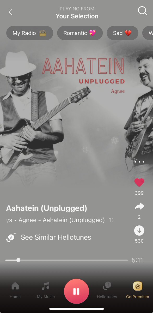 Hi @WynkMusic Team, Can you pls create hellotune from this track.