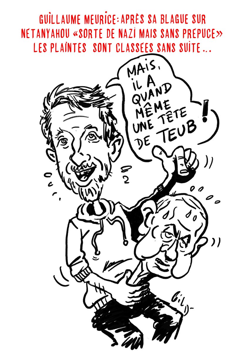 classée sans suite #caricature #dessinsatirique #humour #dessin @guillaumemeurice