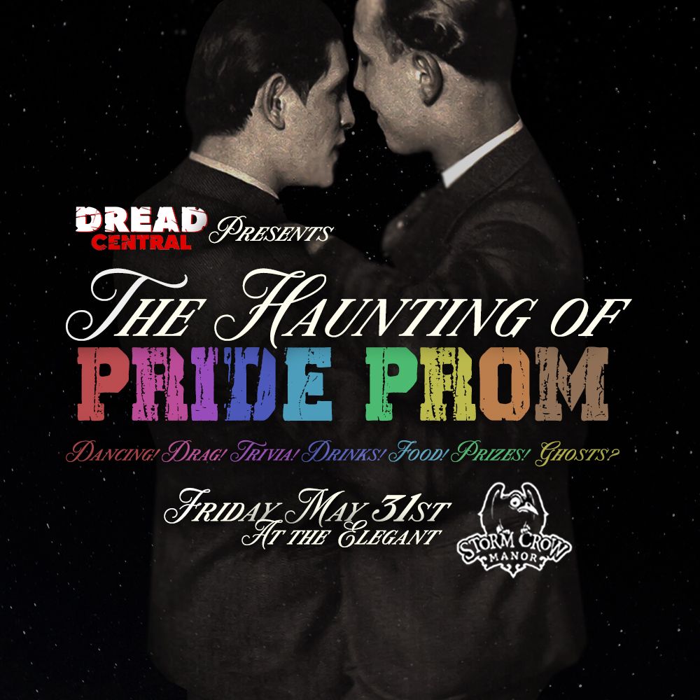 The notoriously haunted Storm Crow Manor is hosting Dread Central’s first-ever Pride Prom, so come as you are or dress up in your favourite thrifted vintage prom attire. Category is: 1950's but make it spooky. Tickets: buff.ly/3Wc6wHQ