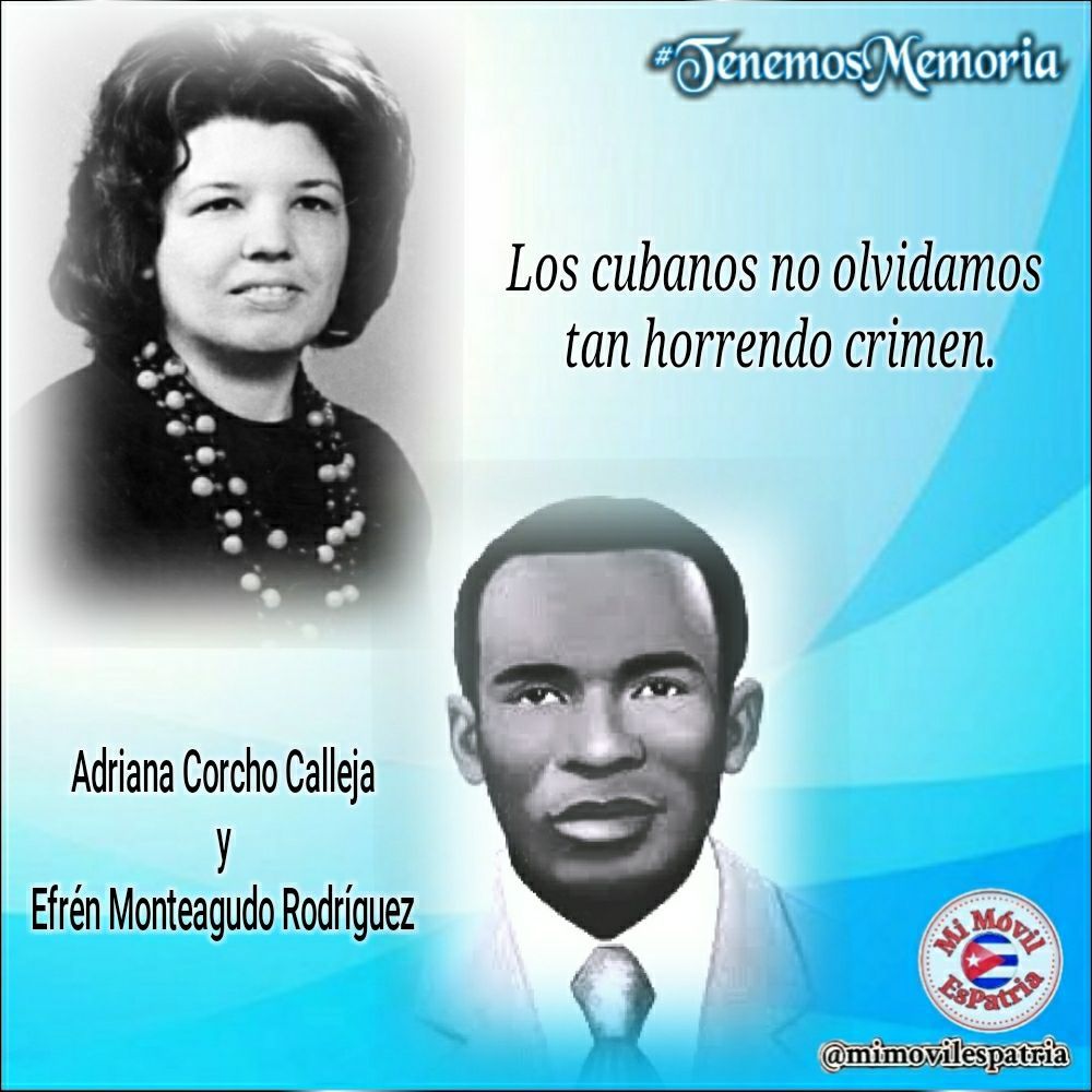 @mimovilespatria Los cubanos no olvidamos tan horrendo crimen. #TenemosMemoria #MiMóvilEsPatria 🇨🇺