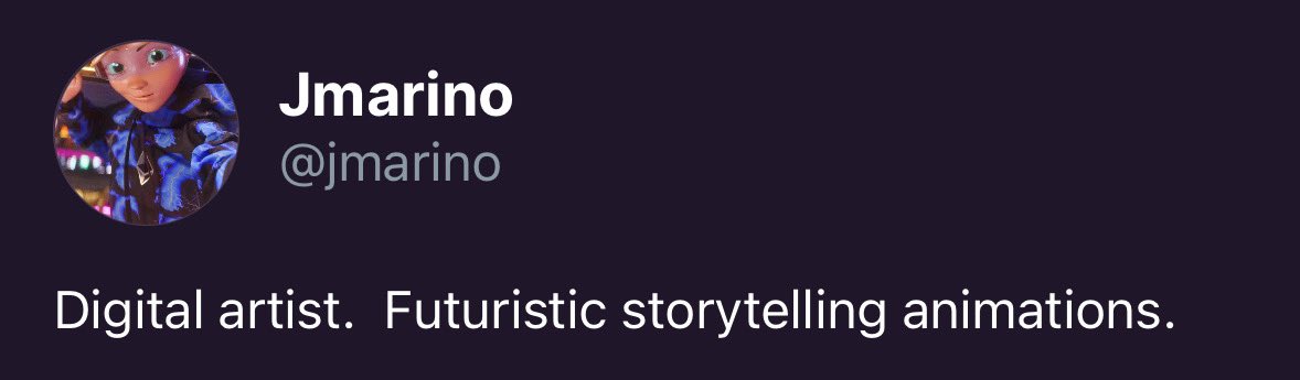 You can follow me on the purple app too now as @ jmarino 🟣 I've seen a lot of artists talking about it, so think it's time to see what they're doing over there 👀