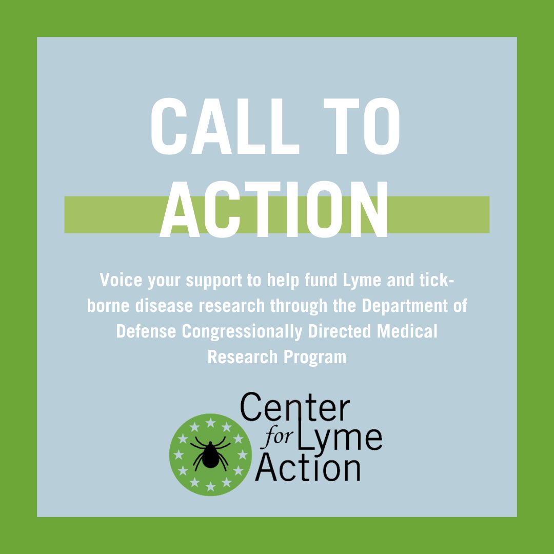 Deadline: May 1! 'Voice your support to help fund Lyme and tick-borne disease research through the Department of Defense CDMRP.' @CDMRP @lyme_action @Lymenews @LymeDiseaseLDA @LymeTreatmentFn @TexasLyme @RealMalachowski @MomsAgainstLyme @ProjectLyme mstr.app/c6ba02f9-acf3-…
