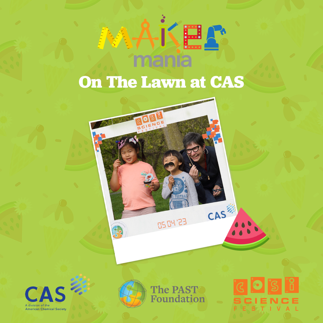 You don’t want to miss this!

Join us on May 2 for Maker Mania: On the Lawn at @caschemistry, part of <a href="/COSI/">COSI</a> 2024 Science Festival!

From budding scientists to curious minds of all ages, there's something for everyone!

Register now for FREE at pastfoundation.org/maker-on-the-l…