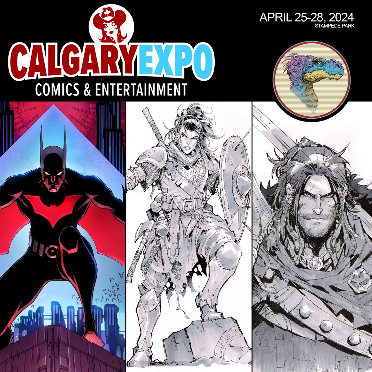 This week/weekend I'll be at @Calgaryexpo booth P49! I'll be taking commissions, and selling original comic art. Stop by and say hi! #calgaryexpo2024