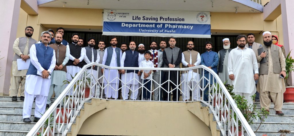 Mr. Mohammad Sohail Anwar of the Dept of Pharmacy, #UniveristyOfSwabi, successfully defended his PhD dissertation on Friday, April 19. Dr. Abad Khan supervised his research work.