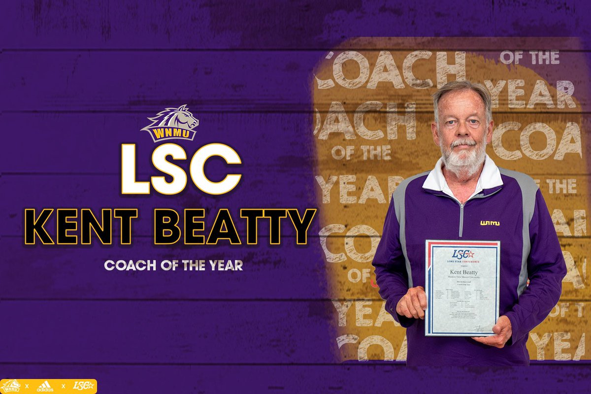 Congratulations To Head Coach Kent Beatty On The 2024 LSC Men’s Golf Coach Of The Year🐴

#RareBreed #WNMU