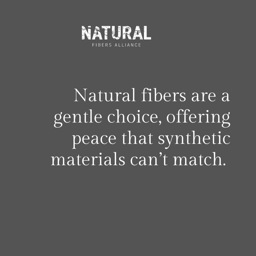 Natural fibers brings us back to the basics, proving that true comfort comes from the most natural sources.   

#ChooseNaturalFibers #NaturalFibersAlliance #CancelFastFashion