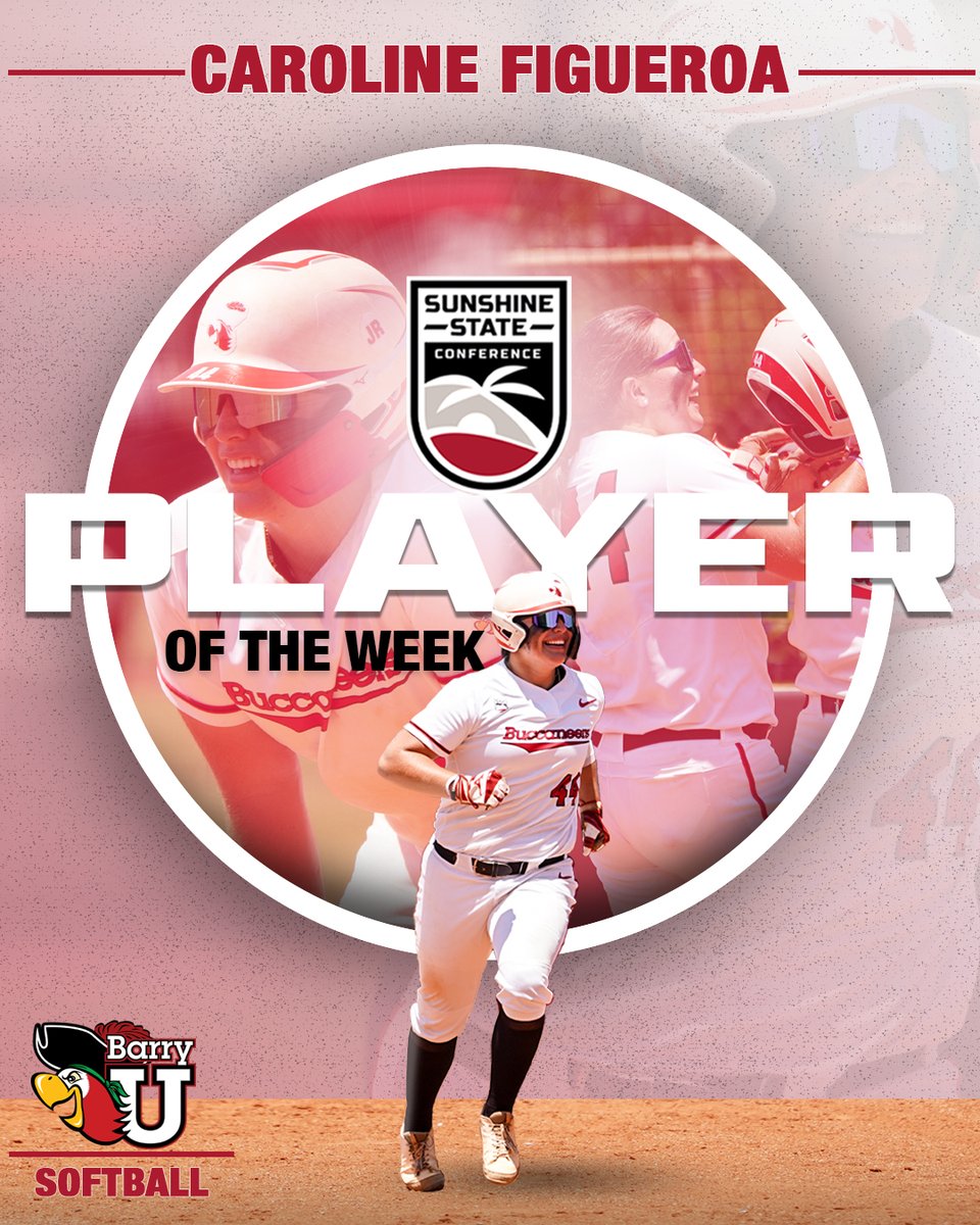 Barry University Athletics (@gobarrybucs) on Twitter photo . <a href="/BarryUSoftball/">Barry University Softball</a> sweeps the <a href="/D2SSC/">Sunshine State Conference</a> weekly awards with Maci Barnhart earning Pitcher of the Week and Caroline Figueroa being named Player of the Week
#GoBarryBucs . <a href="/BarryUSoftball/">Barry University Softball</a> sweeps the <a href="/D2SSC/">Sunshine State Conference</a> weekly awards with Maci Barnhart earning Pitcher of the Week and Caroline Figueroa being named Player of the Week
#GoBarryBucs
