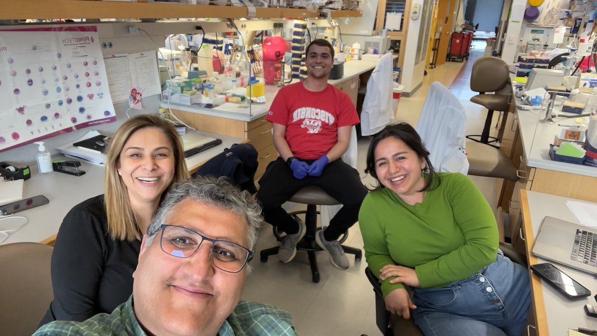 Science is always more fun with a great team! Thank you @f_askarian, @armin_kousha, Hunter, & @victornizet for helping me push through the second half of my project! 🙌🏽🥹