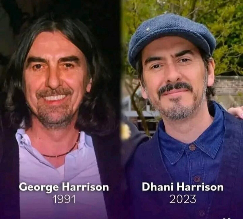 George Harrison and his son ❤️️