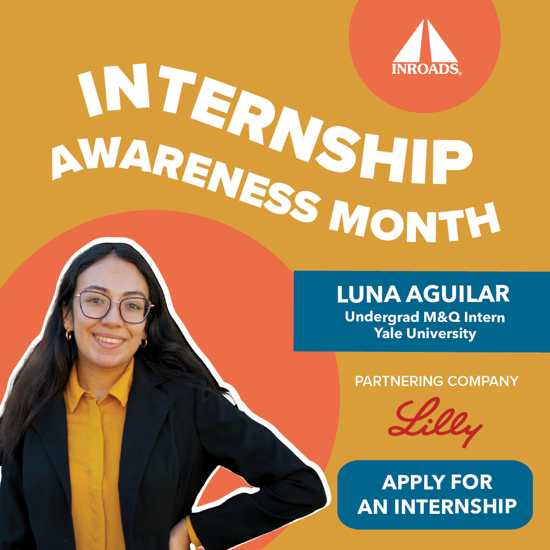 Congrats Luna Aguilar on your summer internship with @EliLillyandCo! ⭐️

🤔 Wondering if you should apply to the INROADS internship program? (THREAD)

#internshipprogram #internship #collegejobs #jobexperience #summerinternship #nonprofit