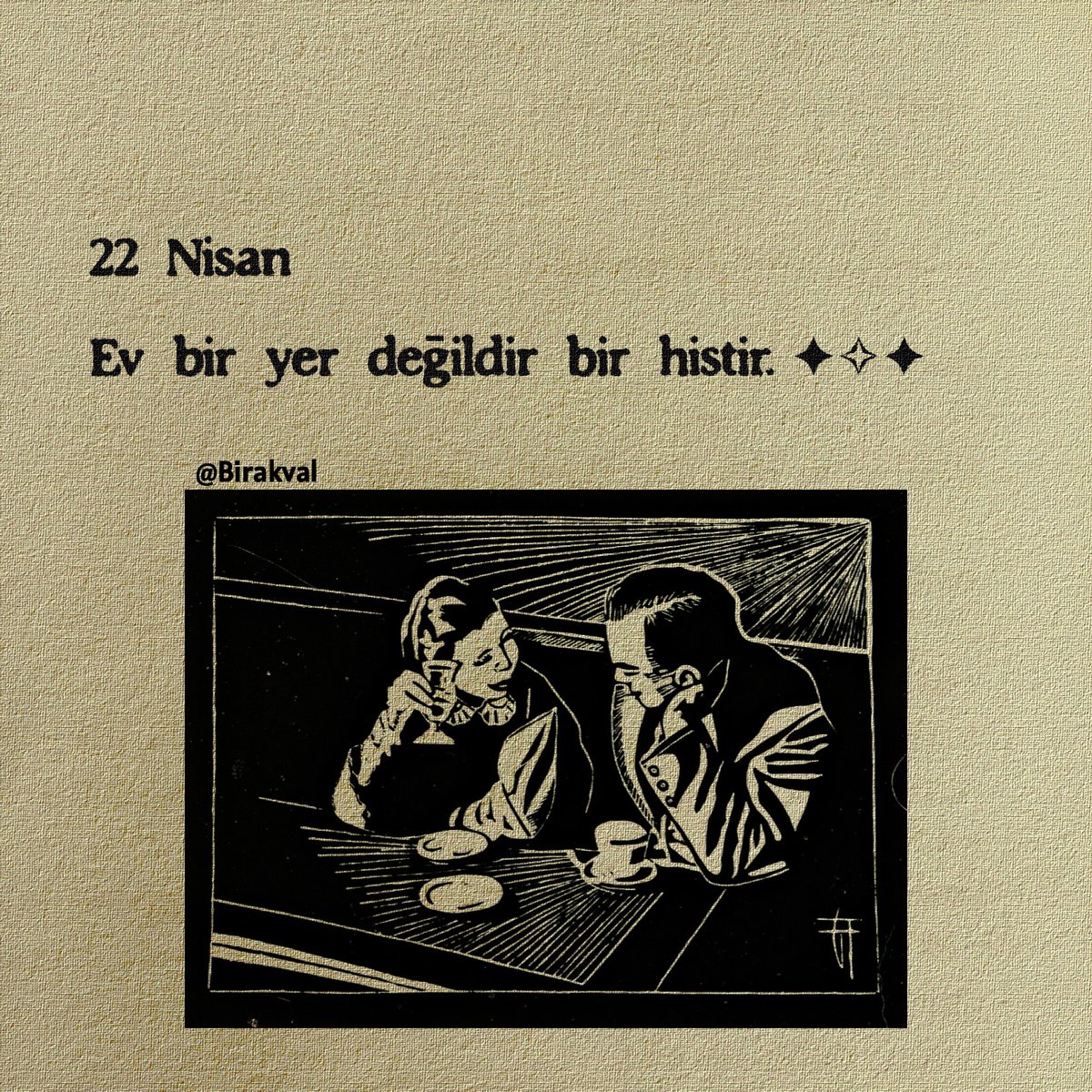 birakval's tweet photo. 22 Nisan. https://t.co/FqHvxi65VU
