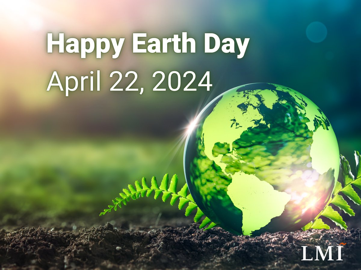 Today on #EarthDay, we celebrate all of the efforts made to make our environment more #sustainable and eco-friendly to protect the future of our planet. Learn more about sustainability at LMI: hubs.ly/Q02tCxxZ0 // PeoplePoweringPossible #InnovationAtLMI #EarthDay2024 //