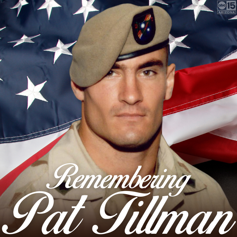 🇺🇸 We're remembering the life and legacy of Pat Tillman, who was killed while deployed in Afghanistan 20 years ago today. #abc15 #arizona #pattillman #remembering