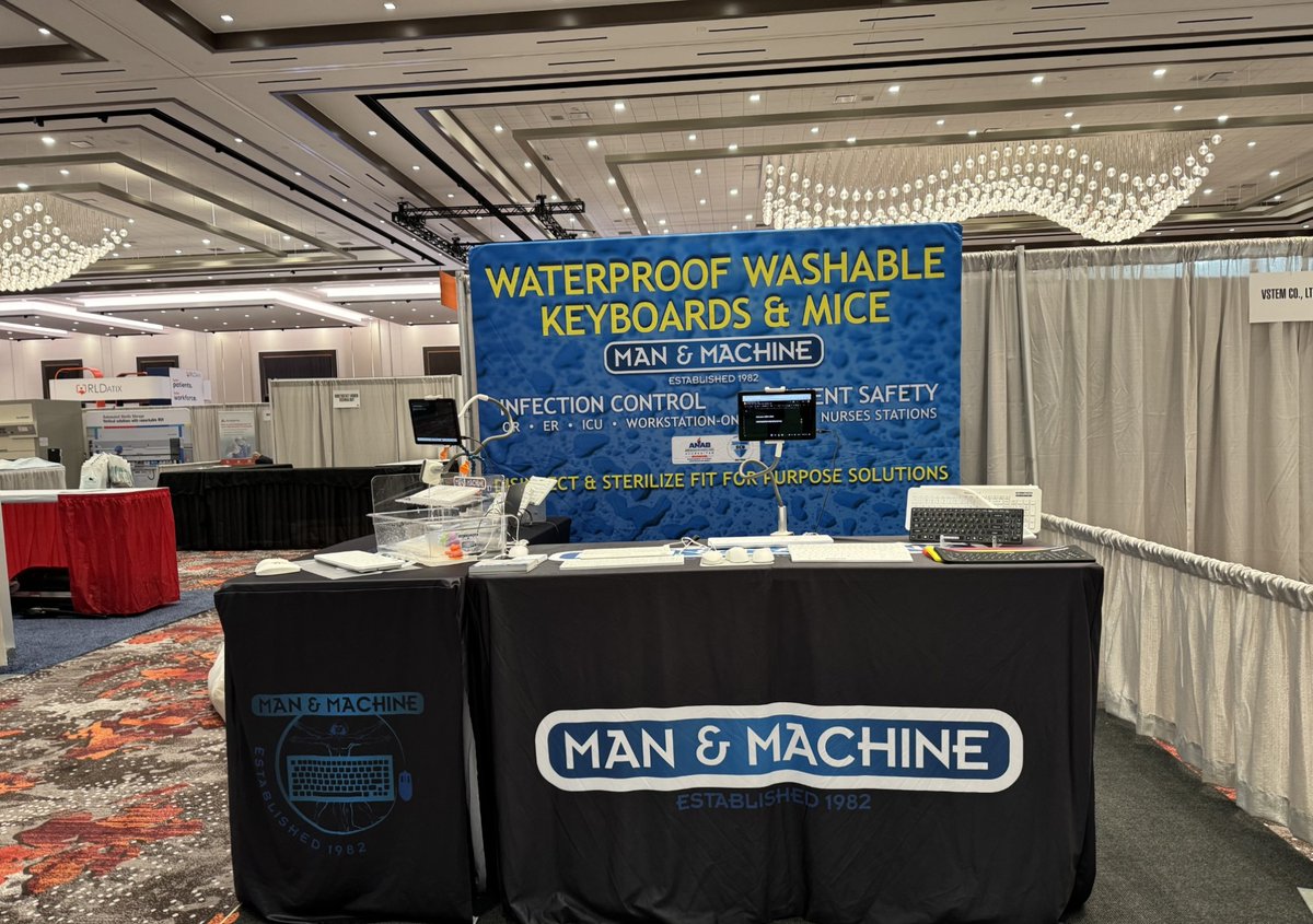 🎉Don't miss out! Swing by booth #738 and join us at @myHSPA 2024 Annual Conference . Let's talk #InfectionControl and #WashableKeyboards. See you there! 💻