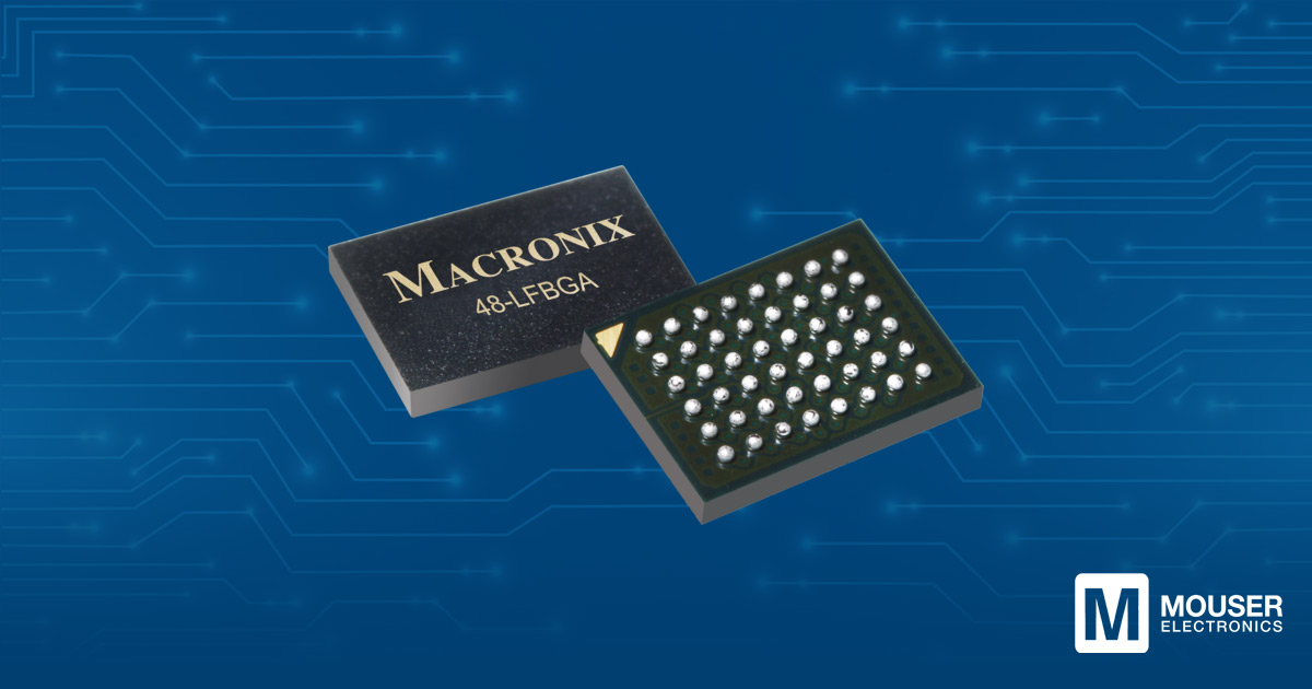 Wide range of high-performance memory products are now available. @MouserElec has announced that it has entered a distribution agreement with @MacronixM : electropages.com/2024/04/wide-r… #electronics #electronicnews #designengineers #embedded #automotive #medicaldevices