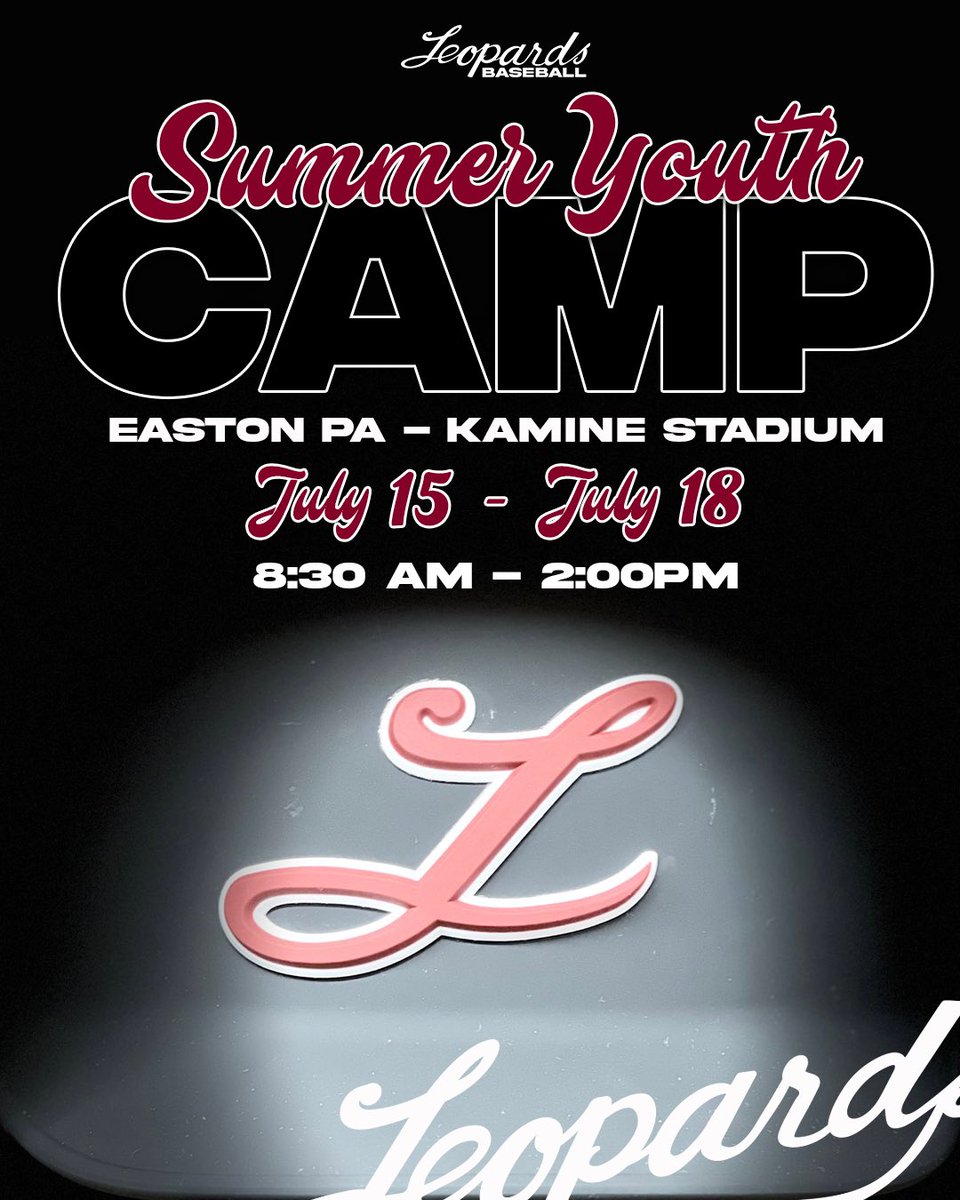 Leopards Baseball Summer Youth Camp‼️

Sign up today: lafayettebaseballcamps.totalcamps.com/shop/product/3…