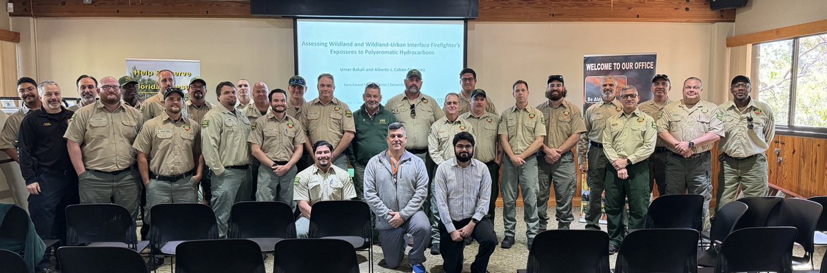 Did you know we work with all kinds of subspecialty firefighters including #wildland? We recently spoke with the Florida Forest Service Everglades District, and we hope to be able to speak with more wildland firefighters about reduce #cancerrisk on the job. #fcifightscancer