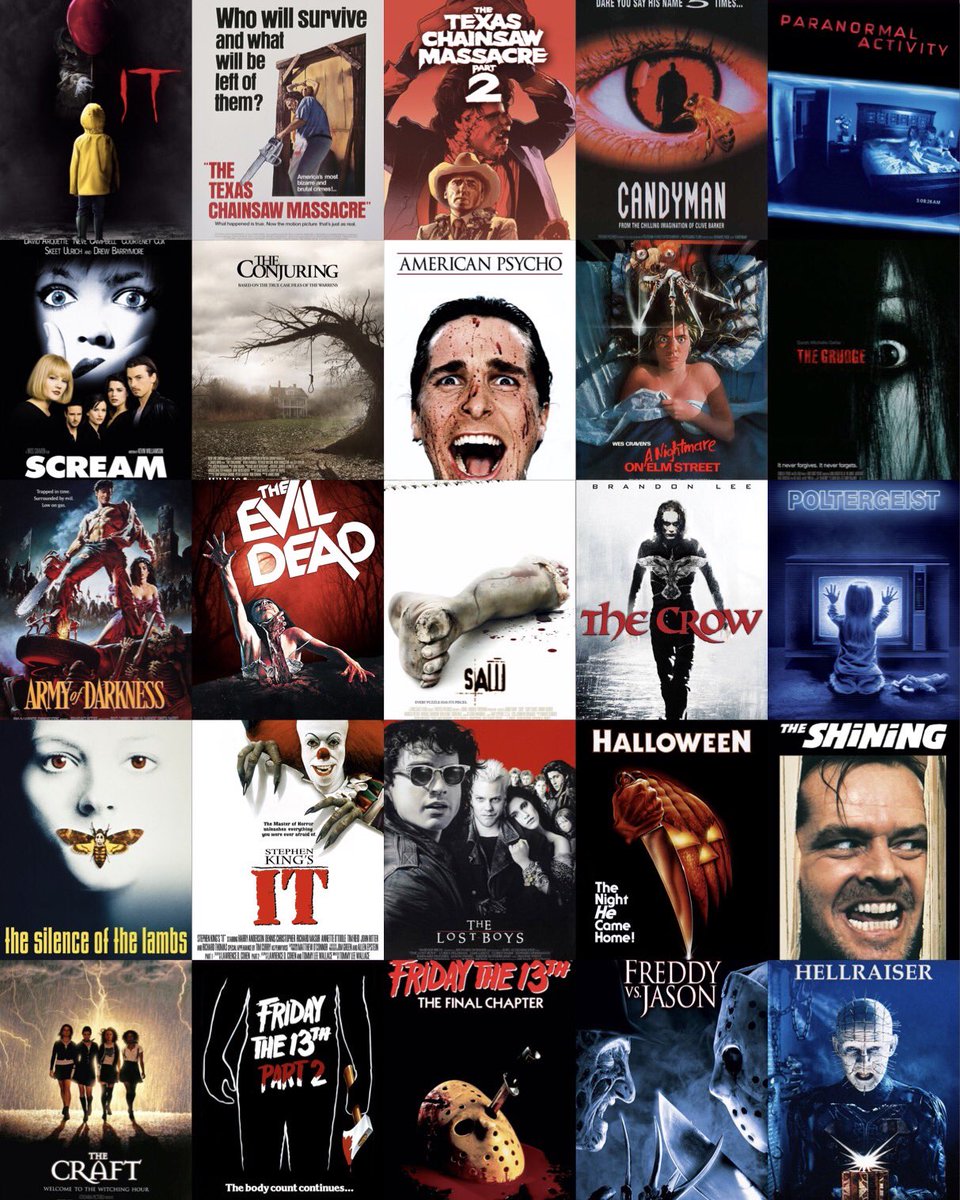 HouseOfHorrorCo's tweet photo. What’s your Top 5 from this list? 🖤 https://t.co/fPz4UN09VH