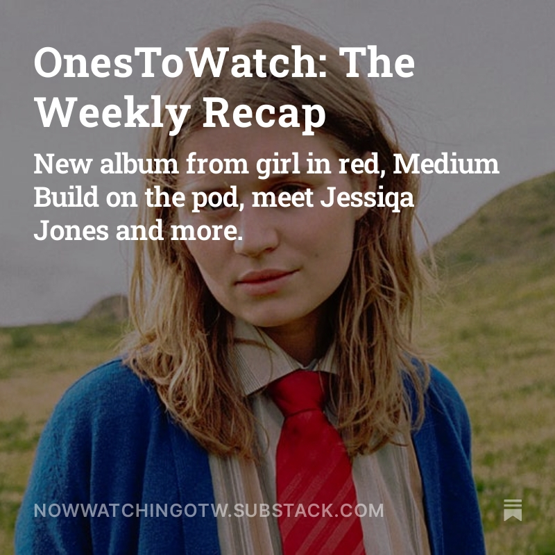 Our thoughts on the new girl in red album, we chat with Medium Build on the Chef's Choice Podcast, new music from Suki Waterhouse and so much more. 🔗 open.substack.com/pub/nowwatchin…