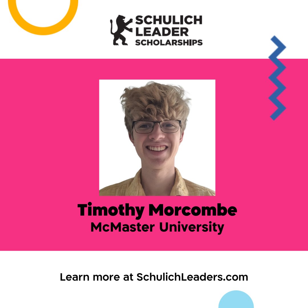 Did you know, 2023 @McMasterU #SchulichLeader Timothy Morcombe completed a life changing leadership course at Camp Tawingo with the responsibilities of being a positive influence and leading large groups of children in various educational activities!