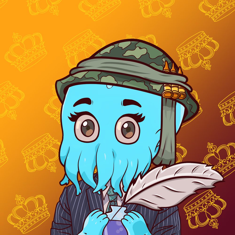 VitalyKavazOgly's tweet photo. Oh @OctoPeepsNFTs God! My battle #OctoKiddo princess just has been unrevealed!๐คฉ https://t.co/d6jkLivLy0