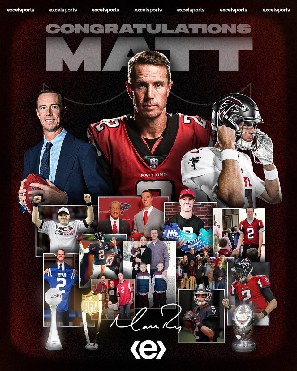 Ready for a new chapter 👏 Congratulations @M_Ryan02 on an incredible NFL career #exceling