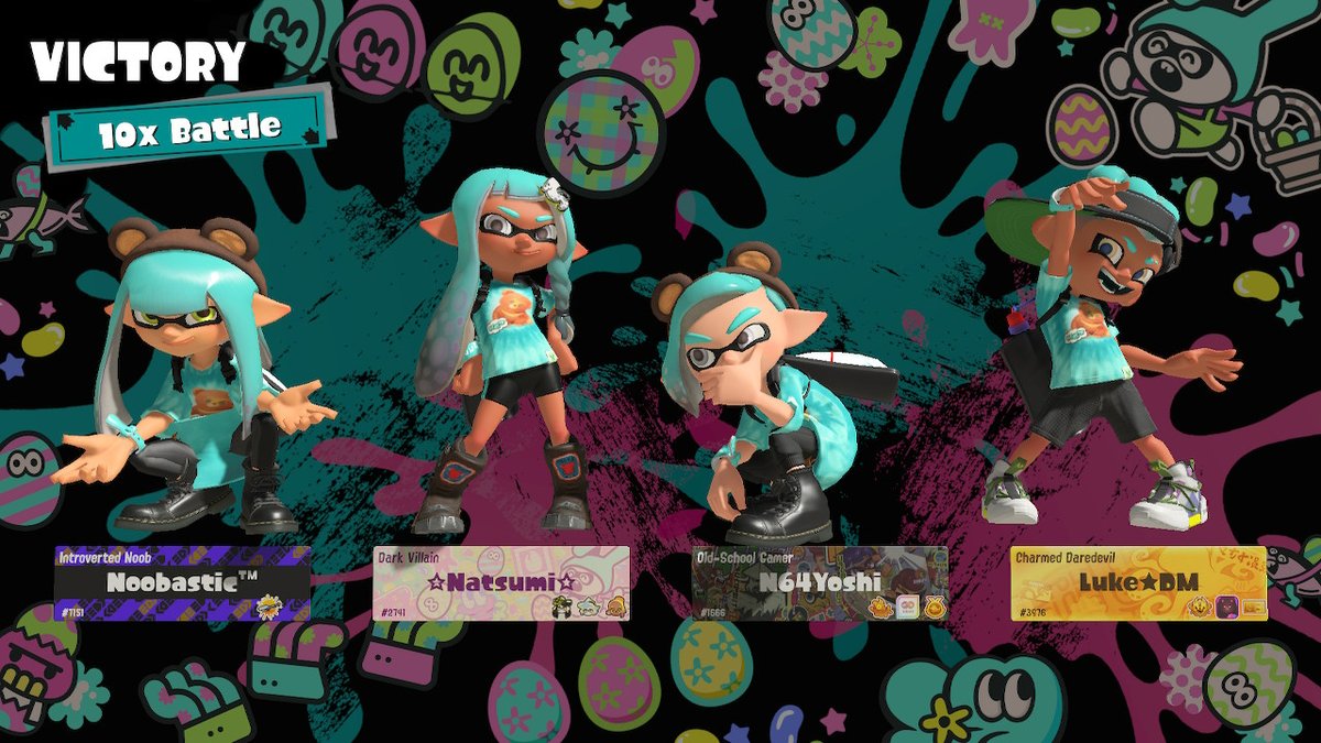 OniTheDemon1's tweet photo. @NoobasticT we doing good together #Splatfest #Splatoon3 #NintendoSwitch https://t.co/XfF4RGmqnm