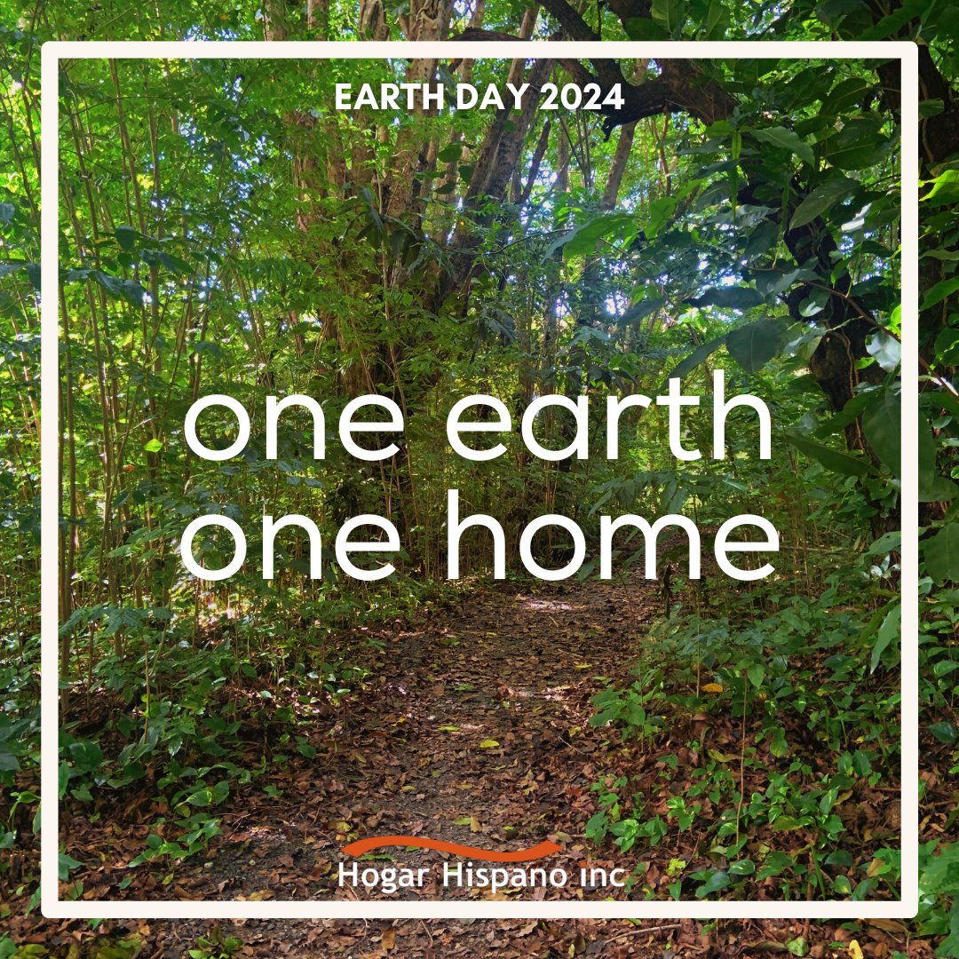 🌎✨ Happy Earth Day from Hogar Hispano Inc.! 🏡 Today, we celebrate #OneEarthOneHome 🌱💚 Let's work together for a brighter, more sustainable future! 

#EarthDay #HogarHispanoInc